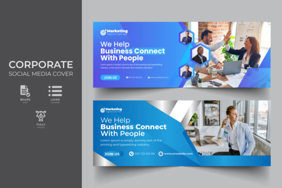Business Conncet Corporate Social Cover: A Professional Solution for Modern Branding