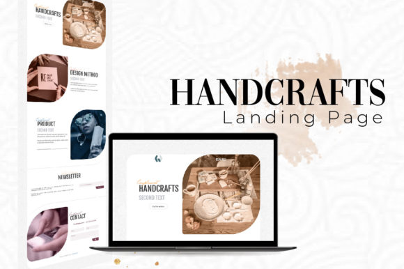 Landing Page Handcrafts - WordPress: A Minimalistic Solution for Your Online Presence