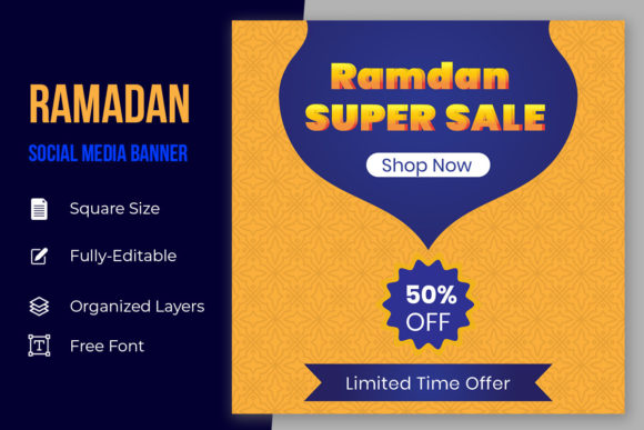 Ramadan Discount Celebration Sale Banner: A Must-Have for Your Marketing Strategy