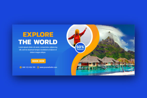 Travel Tour Agency Facebook Cover Design
