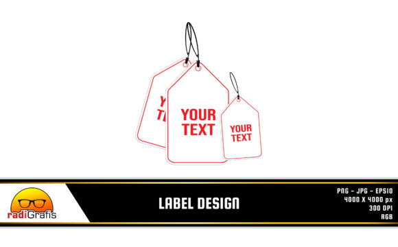 White Label Design with Red Line